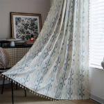 K&otilde;rgekvaliteedilised tekstiilist lehtkardinad aktsentueeritud lainemustritega | Kaalutud alumine &auml;&auml;r Valgust filtreerivad Michelini t&auml;rniga k&ouml;&ouml;kidele ja klaasatriumi erkerakendele 1.5x1.6MHook Top