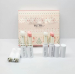 SU:M37 SUM37 Time Energy Moist Lip Balm Set (4 items), Pink / Clear, Moisturizing, Korean Cosmetics, Kbeauty, sample