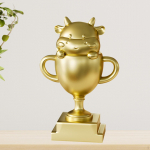 Trophies Cup Figurine Keepsake Lehmakujuline Spordimeistriv&otilde;istluste Vaik Lauapealne Kaunistus Auhinna Trofee