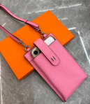 Piiri&uuml;lene Ehtsast Nahast Lit&scaron;i Mustriga Naiste Ristkandmiseks Telefoni K&auml;sikott Moodne Ja Mitmek&uuml;lgne Vertikaalne Mini &Otilde;lakott Kingikarbiga Length 11cm X Height 17cm roosa