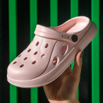 Paksu pehme tallaga suletud ninaga sandaalid suveks &otilde;ues kandmiseks 38-39