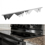 Stainless Steel Stovetop Counter Cover between and Adjustable Kitchen 2 pieces