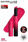 Maybelline New York Lipstick, Matte Finish, Bold Colour, Enriched With Jojoba Oil, Color Sensational Ultimattes, 399 More Magenta, 1.7 g