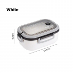 Armas s&ouml;&ouml;gikarp lastele Sektsioonid Mikrolaineahi Bento L&otilde;unakast Lastele Lastekool &Otilde;uesk&auml;mping Pikniku Toidukonteiner Kaasaskantav valge