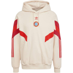 Adidas Originals FC Bayern X Originals FW24 Kollegiaalne triibulise logoga tikitud moes kapuutsiga pusa Meeste kapuutsiga linane IS6513 XS