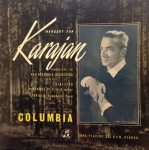 LP plaat JEAN SIBELIUS, HERBERT VON KARAJAN, - S&uuml;mfoonia nr. 4 / Tapiola 33CX1125 Columbia UK Klassikaline Kasutatud