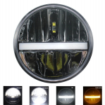 Lampa przednia 7 Full LED 1 szt kompatybilna z Harley, Jeep, Land Rover, Hummer, Lada