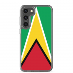 Coque T&eacute;l&eacute;phone &ndash; Samsung &ndash; Galaxy S20 Ultra &ndash; Drapeau Guyana &ndash; Souple &ndash; mitmev&auml;rviline