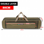 V&auml;ljas 3/4 kihti &otilde;ngeritvakott 80-130CM Veekindel Kalap&uuml;&uuml;gitarvete Kotid Karpkala/Merep&uuml;&uuml;gi &Otilde;ngeritva S&auml;ilitus Rulli S&ouml;&ouml;dakasti T&ouml;&ouml;riistakott 2 Layer 80cm