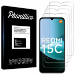Verre Tremp&eacute; pour Xiaomi Redmi 15C 4G [Pack 4] Film Vitre Protection Ecran Phonillico&reg;