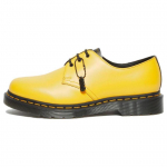 dr. Martens 1461 Nahast 3-auguga Lihtsad Mugavad Madalad Vabaajajalatsid Unisex Vabaajajalatsid Kollane 27265700 36