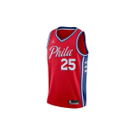 Jordan Korvpallivorm F&auml;nniv&auml;ljaanne 2020 Hooaeg Philadelphia 76ers #25 Ben Simmons Meeste S&auml;rgid University-Red CV9490-660 S