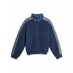 Adidas Originals Trefoil X Blondey Koost&ouml;&ouml; Triibuline P&uuml;stkrae Pullover Dressipluus Meeste &Uuml;laosad Sinine GS9267 XS
