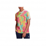 Adidas Originals Trefoil Tikitud Logo Tie-Dye Spordis&auml;rk &Uuml;mmarguse Kaelusega L&uuml;hikeste Varrukatega Meeste Topid Mitmev&auml;rviline GN2105 M