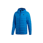 Adidas Outdoor K&uuml;lmakindel Soe Spordihoodiga Puhverjakk Meestele &Uuml;ler&otilde;ivad Collegiate-Navy CY8737 XS