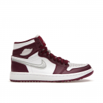 Air Jordan 1 High Golf Bordeaux Unisex Tossud Punane Valge Metallik-H&otilde;be DQ0660-103 44