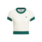 Adidas Originals X Notitle Kapselkollektsioon S&uuml;gis/Talv 2023 Lapiline V&auml;rviline L&uuml;hike L&otilde;ikega &Uuml;mmarguse Kaelusega T-s&auml;rk Naiste Topid Beež IN1078 XXS blue