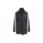 Adidas Originals Adilenium &Uuml;legabariidiline Jakk Klapptaskute ja Peidetud Presspandidega Naiste &Uuml;ler&otilde;ivad Must IV9319 M