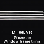 Otai roostevabast terasest alumise akna liist Mitsubishi Lancerile - L&auml;ikiv dekoratiivkleeps Stainless Steel