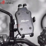 Yamaha TMAX530/500 Premium Mobiiltelefoni ja GPS-i Hoidikuklamber Black, Handlebar Mount