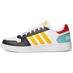 Adidas Neo Hoops 2.0 &Uuml;mar nina Paelkinnitusega Madalad Korvpallijalatsid Meeste Tossud Valge Must Kollane GY5899 42⅔