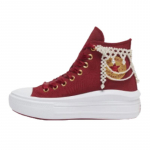 Converse All Star Move Moodsad Mugavad Vastupidavad K&otilde;rge s&auml;&auml;rega Elustiili Vabaajajalatsid Naiste toss Punane A12771C 35