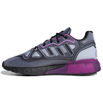 Adidas Originals ZX 2K Boost Futureshell S&uuml;nteetiline Nahk Polsterdus Spordiks Hingav Madala S&auml;&auml;rega Elustiili Jalan&otilde;ud Unisex Tossud Sinine Lilla GZ5222 36⅔