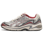Asics Gel-Preleus Kangas S&uuml;nteetiline Nahk V&otilde;rk Mugavad Lihtsad Madalad Vabaaja Jalan&otilde;ud Unisex Tossud Valge Hall Punane 1201A838-105 39.5