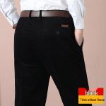 Meeste s&uuml;gis-talvised laiaribiline velvetp&uuml;ksid: Kahekordse voldiga, lahtise l&otilde;ikega, soe, paks, pluss samet, sirge s&auml;&auml;rega, puhas puuvill, keskealine. 31 (waist 24 inches)