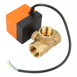 DN25 G1 messingist 3-suunaline mootoriga elektriline kuulklapp kliimaseadmele DC24V