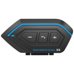Mootorratta Bluetooth-interfoni kiivri intercom stereo peakomplekt veekindel 1500 mAh