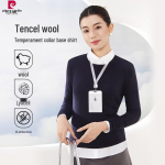 Pierre Cardin Women's Tencel Wool Thermal Base Layer Top L