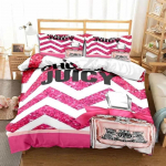 Uus 3D Juicy Couture Aastaringselt Kahekohaline Voodipesukomplekt 3-osaline Tekikokkuv&otilde;te Vooditekk Tekikate Topelt Suur Tekikate Kodutekstiilid AU Double(180x210cm)