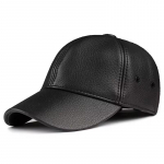 Meeste naturaalsest lambanahast nokaga baseball-kork - S&uuml;gis/Talv Soe vanaisa stiil XXL (59-60cm) Adjustable must