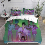 KPop D-Demon Hunters EL &Uuml;ksik Halloweeni Kost&uuml;&uuml;m Voodipesu Komplekt - 2-3 Osaline Tekikate Tekk Tekikate Padjap&uuml;&uuml;ride Komplektid US Twin(172x218cm)