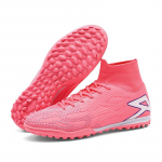 Jalgpallijalatsid Meeste K&otilde;rgema s&auml;&auml;rega Kunstmuru Treening &Otilde;pilaste Jalgpallim&auml;ngu Saapad Laste Jalgpallijalatsid 47 roosa