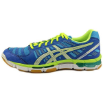 Asics Gel-Cyber Shot Vastupidavad Libisemiskindlad Hingavad Spordiv&otilde;rkpalli Jalan&otilde;ud Meeste Jalan&otilde;ud Sinine Kollane P429Y-4293 43.5