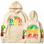 Reggae muusika looja Bob Marley graafilise pildiga kapuutsiga pusa meestele naistele riided klassikaline vintage kapuutsiga dressipluus meessoost &uuml;le suuruses pullover S
