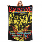 Katseye Plakat Flanellist Tekk Kpopi Tekk Koju Autosse &Uuml;lipehme Tekk, 30x40in