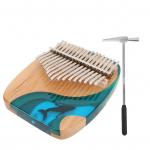 Kalimba P&ouml;idlapianno Vaal 17 klahviga Muusikainstrument kleebisega Lastele Algajale