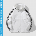 High Street Casual Spordijope Meeste Patchwork Stripe Fashion Spordijope M valge