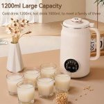 1200ML Automaatne Intelligentsne Mahlapress K&ouml;&ouml;gi Multifunktsionaalne Elektriblender Suure Mahutavusega Sojapiima Masin