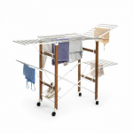 Kokkupandav vertikaalne riidekuivatusrest ratastega Dreeyl 38 varda - InnovaGoods