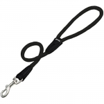 Ceinture de chien - GLORIA - Ronde en Nylon - 60 cm - Couleur Noir - Durable must