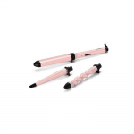 Fer &agrave; boucler Babyliss MS750E - Multistyler Curl and Wave Trio roosa