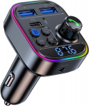FM-saatja, Bluetooth 5.3, Autode FM-saatja, PD 30W + QC3.0 Kiirlaadimine, Auto one size