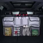 Car trunk storage bag suv car rear seat back hanging bag net pocket waterproof car storage box storage box car hall v&auml;rv