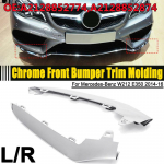 L / R auto esikaitseraua alumine huuleliistud kroomliist Mercedes Benz W212 E-klassi E350 2014-2016 A2128852774 A2128852874 jaoks Right A2128852874