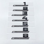 Giossy Black 3D ABS COMPETITION ABS Emblem Thunder Edition jaoks BMW M1 M2 M3 M4 M5 M6 M8 auto pagasiruumi m&auml;rgi kleebis M8