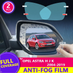 for Opel Astra H J K 2004- 2015 2016 2017 2018 Full Cover Rearview Mirror Film Anti-Fog Auto Mirror Sticker Car Accessories Round 95mm x 95mm